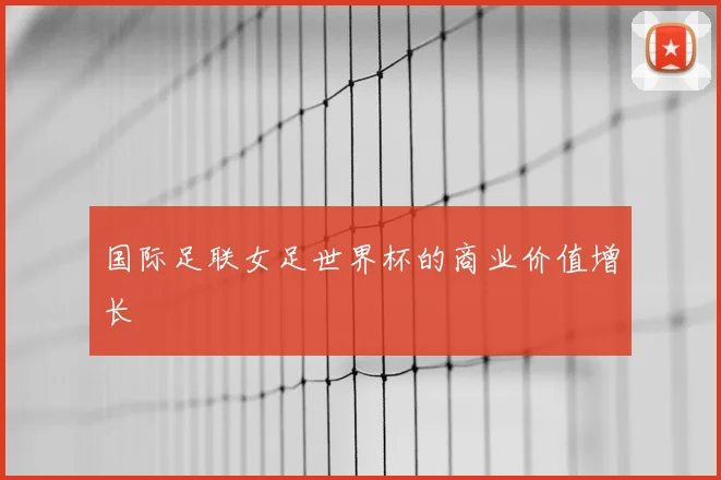 国际足联女足世界杯的商业价值增长